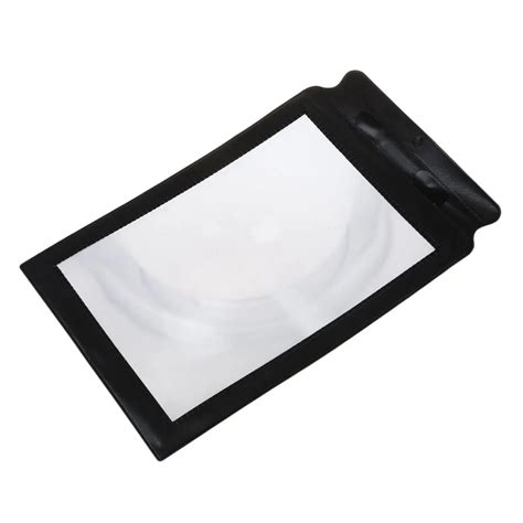 A4 Full Page 3x Magnifier Sheet Large Magnifying Glass Book Reading Aid Lens In Magnifiers From