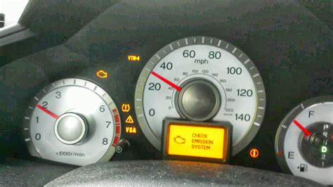 Honda Pilot Warning Lights On Dashboard