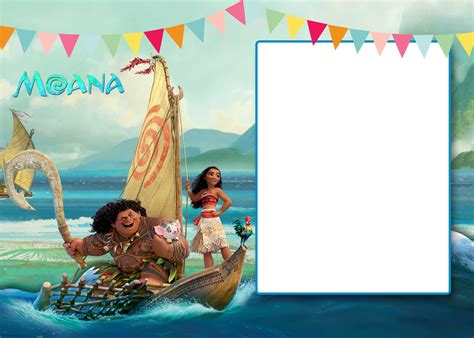 Free Printable Moana St Invitation Template Free Printable Birthday