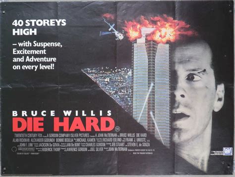 Die Hard Original Movie Poster UK quad 40"x30" - Simon.Dwyer - a fast ...