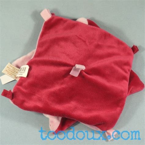 Toodoux spécialiste en sos doudou BABY NAT ours carré plat rose