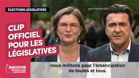 Campagne audiovisuelle pour les élections législatives Gauche