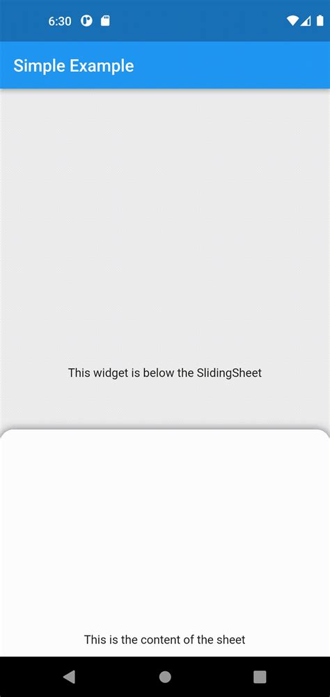 Wtf Sliding Sheet Flutter Package In Bottom Panels Bottomsheets