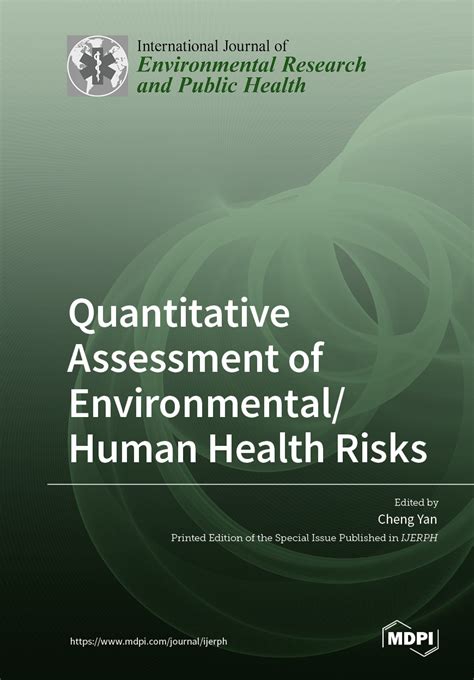 Quantitative Assessment Of Environmental Human Health Risks Mdpi Books