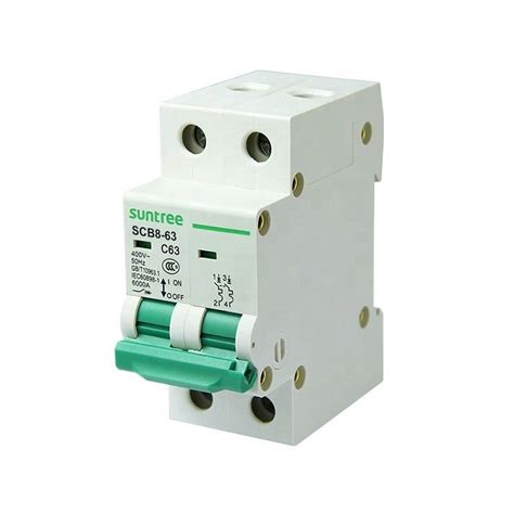 IEC 60898 1 Suntree MCB AC 50A Mini Circuit Breaker