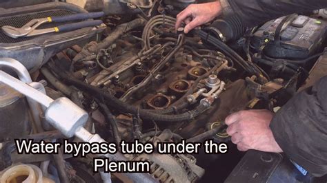 Ford Windstar Replace Water Bypass Tube Youtube