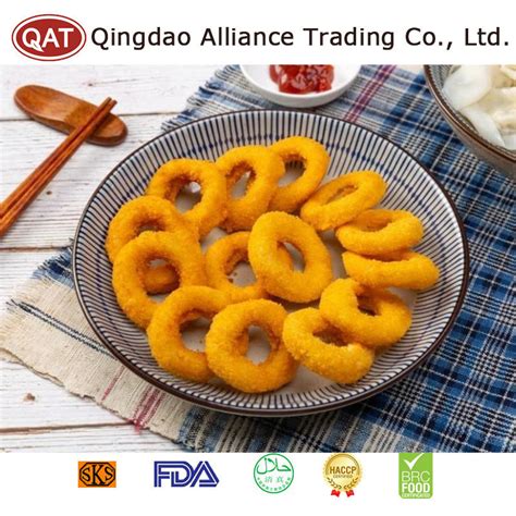 Hot Sale Fried Formed Crumbed Onion Rings For Exporting Fried Onion