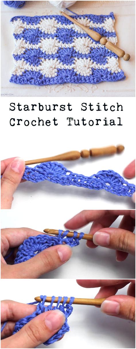 Starburst Stitch Crochet Tutorial - Pretty Ideas