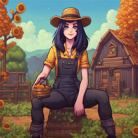 Stardew Valley Farmer Goth By Pechedabeille On Deviantart