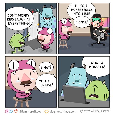 Monsters Cringe : r/comics