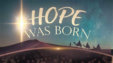 Hope Was Born Christmas Concert Youtube