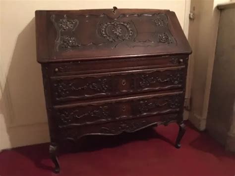 Bel Ancien Meuble En Bois Bureau Secr Taire Provence Style Louis Xv