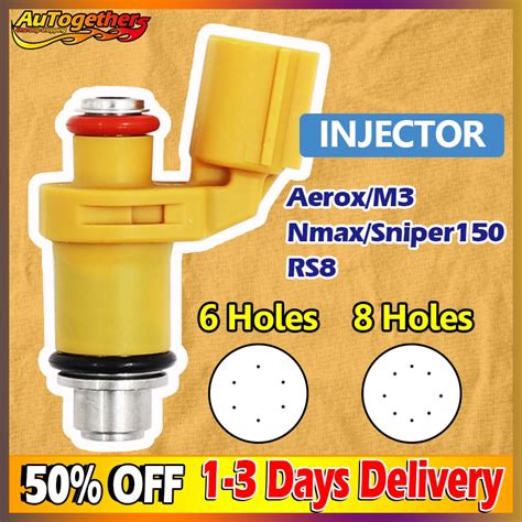 RS8 Fi INJECTOR 6 8 HOLES FOR NMAX AEROX SNIPER150 M3 Shopee Philippines