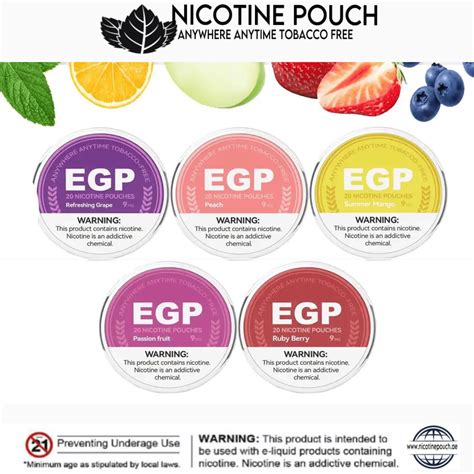 Best Egp Nicotine Pouches 9mg And 14 Mg In Dubai Uae