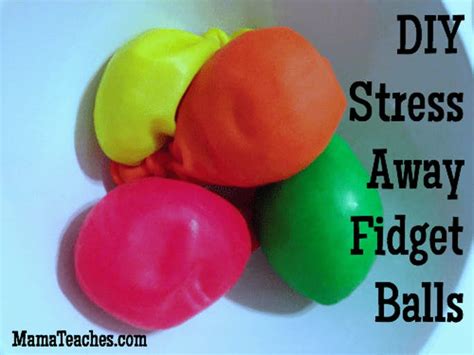 DIY Stress Away Fidget Balls - Mama Teaches