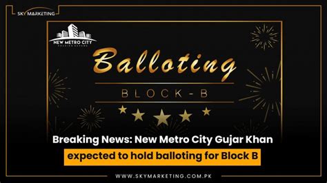 Breaking News New Metro City Gujar Khan Expected To Hold Balloting For