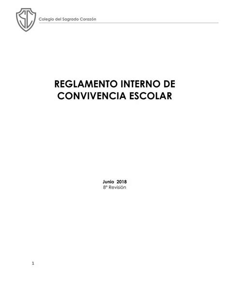 PDF REGLAMENTO INTERNO DE CONVIVENCIA ESCOLAR 2 Participar De Un