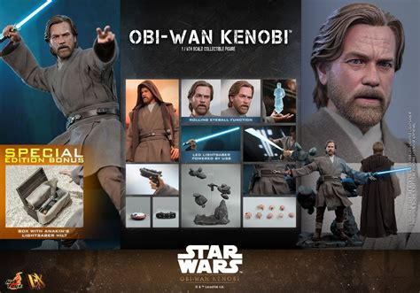 Obi Wan Kenobi Embraces The Force With New Scale Hot Toys Figure