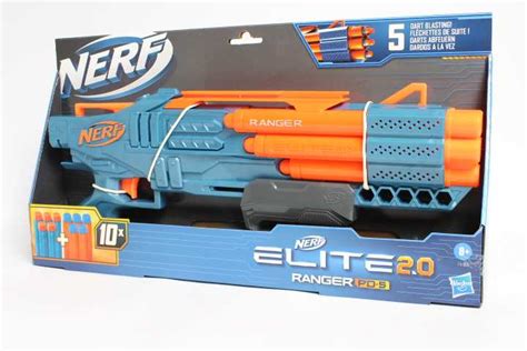 Hasbro NERF Elite 2 0 Šautuvas RANGER PD 5 modelis F4186 žema kaina