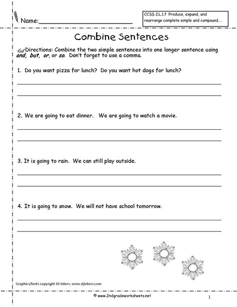 2nd Grade Grammar Printable Worksheets Lexias Blog