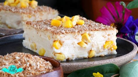 Maja Blanca Filipino Coconut Milk Pudding Youtube