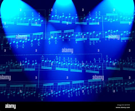 background music notes Stock Photo - Alamy