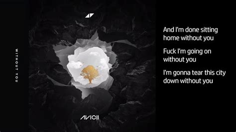 Avicii - Without You - Lyrics | Avicii, Yours lyrics, Without you