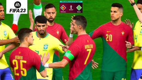 Fifa 23 Brazil Vs Portugal Fifa World Cup Final 2022 Qatar Fifa 23 Pc Next Gen Youtube