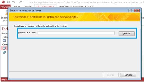 Cómo Exportar Datos en Access de una base de Datos a otra Aprende