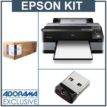 Epson Stylus Pro Designer Edition Inkjet Printer Bundle