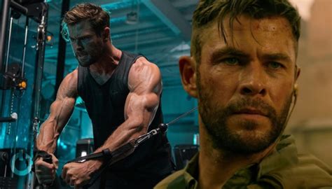 Chris Hemsworth Looks Jacked In His Extraction 2 Workout Photo