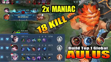 2X MANIAC Bufffed Aulus Dragon Spear Build Top 1 Global Aulus RC SQUAD