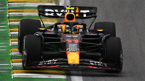 Checo Pérez saldrá tercero en la carrera Sprint del GP de Brasil