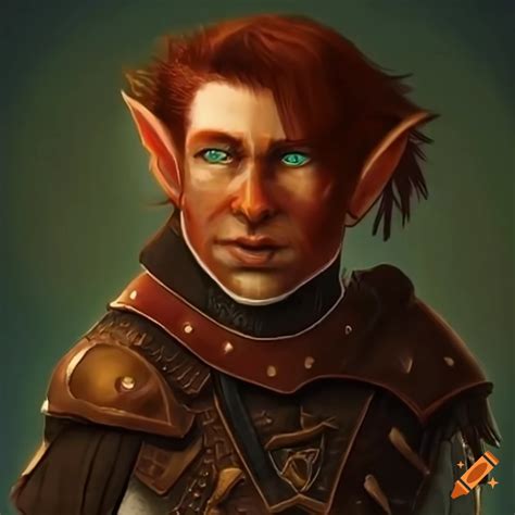 Lightfoot Halfling With Piercing Emerald Eyes That Betray A Hint Of