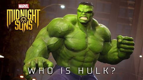 Hero History Hulk Marvels Midnight Suns Youtube