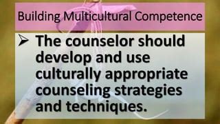 Lesson D The Multicultural Issues In Christian Counseling Ppt