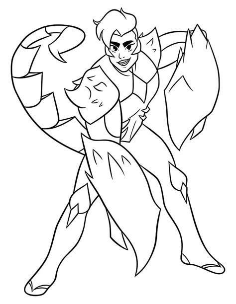 She Ra Coloring Page Catra Desenhos Para Colorir She Ra Desenho My