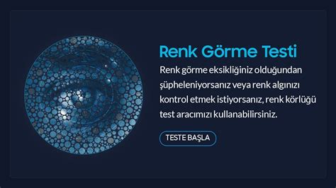 Renkli Görme Testi Ücretsiz Online Renk Körlüğü Testi