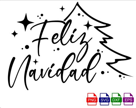 Feliz Navidad SVG Christmas SVG Christmas Sublimation Vector Cut