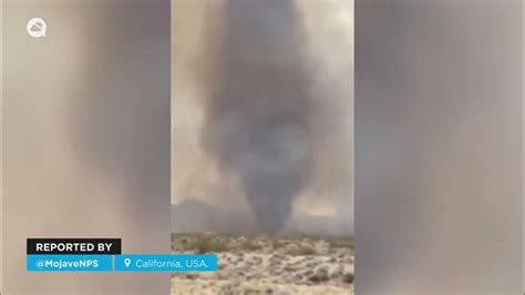 Spectacular Fire Whirl Or Firenado In California Usa Youtube