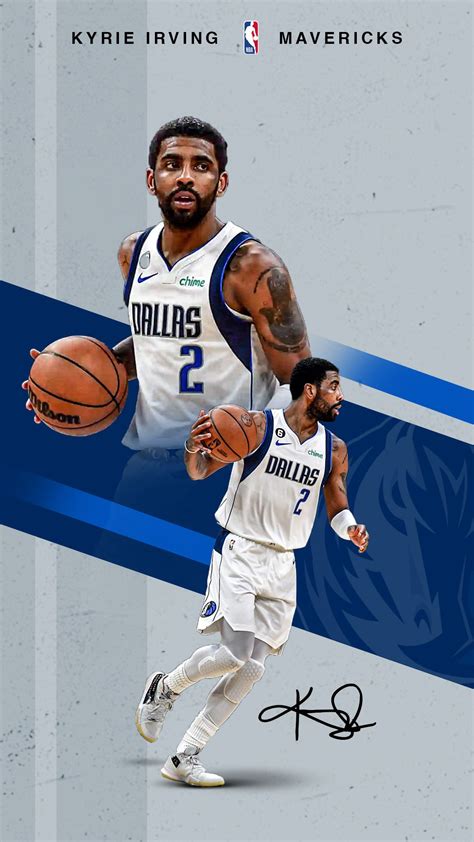 Nba Dallas Mavericks Kyrie Irving Sports Graphic Wallpaper Photoshop