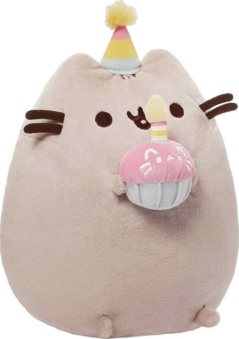 Gund New Pusheen Birthday Pusheen Plush Cat Stuffie 10 Inch Stuffed Toy 3920592153