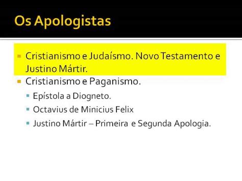 História Da Igreja 04 Os Apologistas On Vimeo