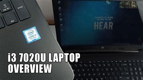 Hp I3 7th Generation Laptop Overview I3 7020u Youtube