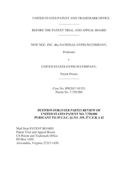 PDF PETITION FOR INTER PARTES REVIEW OF UNITED STATES Technology