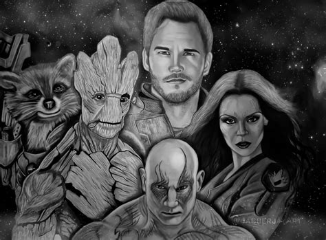 Guardians Of The Galaxy By Jabberjayart On Deviantart