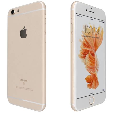 Apple Iphone 6s Oro Modelo 3d 39 3ds C4d Max Wrl 3dm Obj Lxo