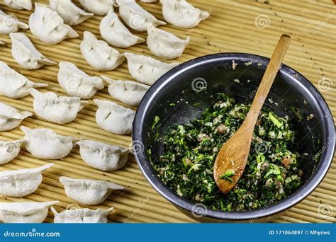 Dumplings in Chinese New Year Stock Image - Image of diet, food: 171064897