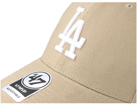 Los Angeles Dodgers 47 Mvp Khaki White Adjustable 47 Brand Caps