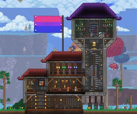 Pre Hardmode Underground Town I Made Rterraria